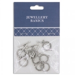 Toggle Clasp 12mm Silver Pk 8